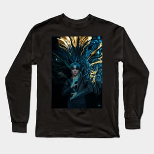 Lay Fanart - kpop illustration - Lit / Flying Apsaras Long Sleeve T-Shirt